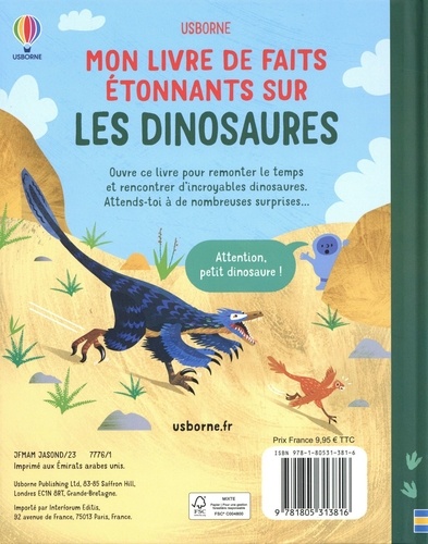 Mon livre de faits étonnants sur les dinosaures