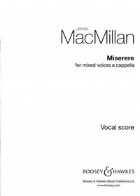 James MacMillan - Miserere - mixed choir (SSAATTBB) a cappella. Partition de chœur..