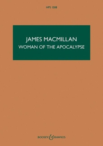James MacMillan - Hawkes Pocket Scores HPS 1508 : Woman of the Apocalypse - HPS 1508. Orchestra. Partition d'étude..