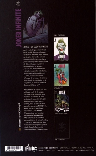 Joker Infinite Tome 3 Du clown au menu