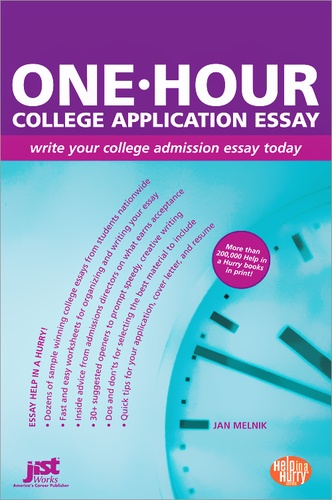 Jan Melnik - One-Hour College Application Essay.