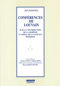 Conférences de Louivain sur la contribution de la Bohême à l'idéal de la science moderne
