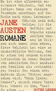 Jane Austen - Jane Austen - Romane - Stolz und Vorurteil. Emma. Überredung oder Anne Elliot.