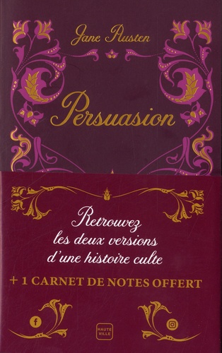 Persuasion ; Le Journal du capitaine Wentworth. Pack en 2 volumes, avec 1 carnet offert