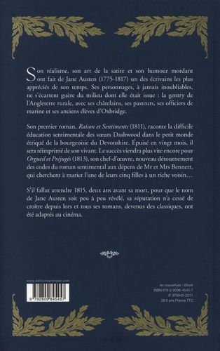 Raison et Sentiments ; Orgueil et Préjugés. Edition illustrée