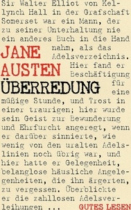 Jane Austen - Überredung oder Anne Elliot.