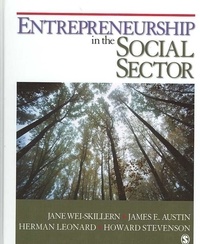 Jane Wei Skillern - Entrepreneurship in the Social Sector.