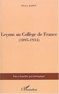 Leçons au Collège de France (1895-1934)