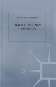 Janice Farrar Thaddeus - Frances Burney.