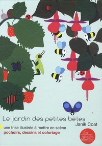 Janik Coat - Le jardin des petites bêtes - Pochoirs, dessins et coloriage.