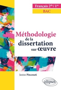 Janine Pincenati - Français 2de 1re - Méthodologie de la dissertation sur oeuvre.