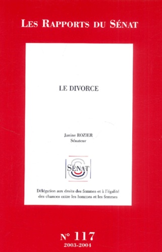 Janine Rozier - Le divorce.