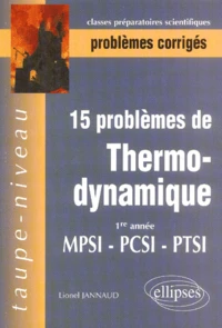 15 problèmes de thermodynamique