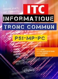ITC, informatique tronc commun PSI, MP, PC