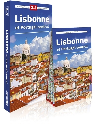 Lisbonne et Portugal central. Guide + atlas + carte 1/17 500