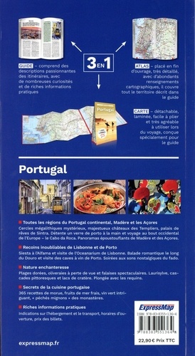 Portugal. Guide + Atlas + Carte 1/520 000