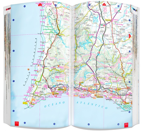 Portugal. Guide + Atlas + Carte 1/520 000