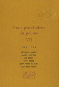 Etats provisoires du poème
