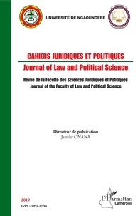 Janvier Onana - African Journal of Law and Politics 2019 : .