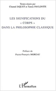 Les significations du "corps" dans la philosophie classique
