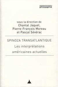 Spinoza transatlantique