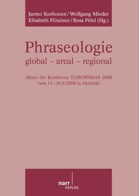 Phraseologie global - areal - regional