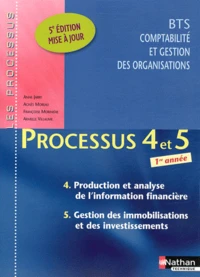 Processus 4 et 5 Production et analyse de l'information financière - Gestion des immobilisations et des investissements BTS CGO 1re année