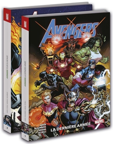 Jason Aaron et Ed McGuiness - Avengers  : Pack en 2 volumes : Tome 1, La dernière armée ; Tome 2, Tour du monde.