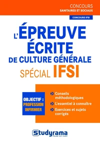 L'épreuve écrite de culture générale spécial IFSI