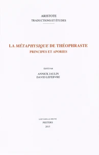 La Métaphysique de Théophraste