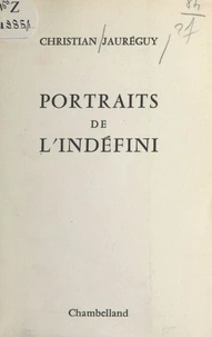 Portraits de l'indéfini