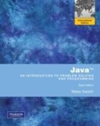 Java: An Introduction to Problem Solving & Programming. Valuepack - International Editions.