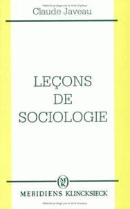 Leçons de sociologie
