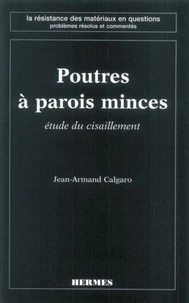Poutres à parois minces
