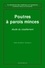 Poutres à parois minces. Etude du cisaillement