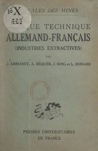 Lexique technique allemand-français