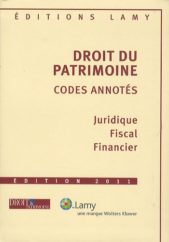 Jean Aulagnier - Droit du patrimoine - Codes annotés.