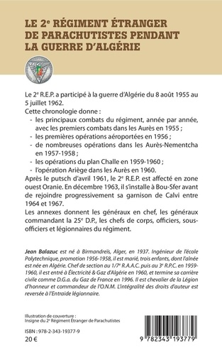Le 2e Régiment Etranger de Parachutistes pendant la guerre d'Algérie