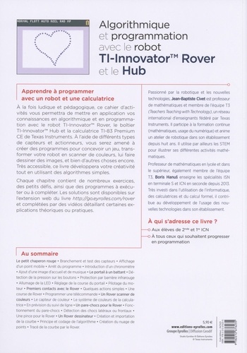 Algorithmique et programmation avec le Ti-Innovator Rover et le Hub. 2de et 1re ICN
