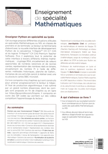 Enseignement de spécialité Mathématiques 1re et Tle. Activités pédagogiques avec la TI-Nspire CX II-T CAS : exemples avec la carte BBC micro:bit