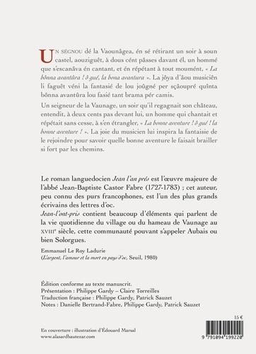 Histoire de Jean-l'ont-pris. Edition en occitan
