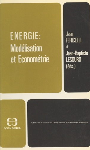 Énergie, modélisation et économétrie