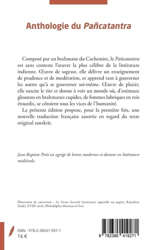 Anthologie du Pañcatantra. Édition bilingue sanskrit-français