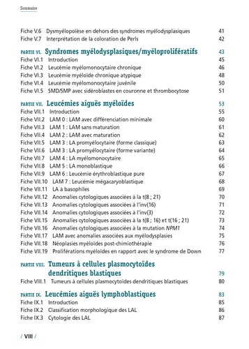 Cytologie des hémopathies malignes. Anomalies sanguines et médullaires