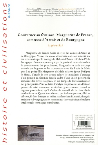 Gouverner au féminin. Marguerite de France, comtesse d'Artois et de Bourgogne, 1361-1382