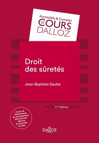 Droit des sûretés 11e édition