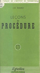 Leçons de procédure