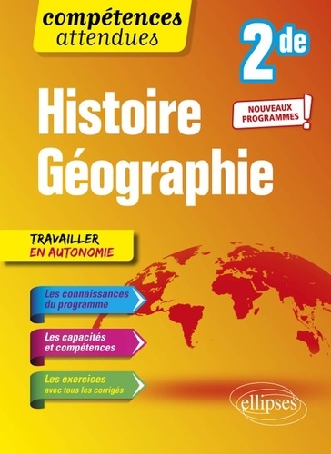 Histoire géographie 2de  Edition 2019