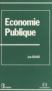 Jean Benard - Économie publique.