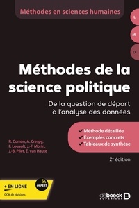 Jean-Benoit Pilet et Ramona Coman - Méthodes de la science politique - De la question de départ à l'analyse des données.